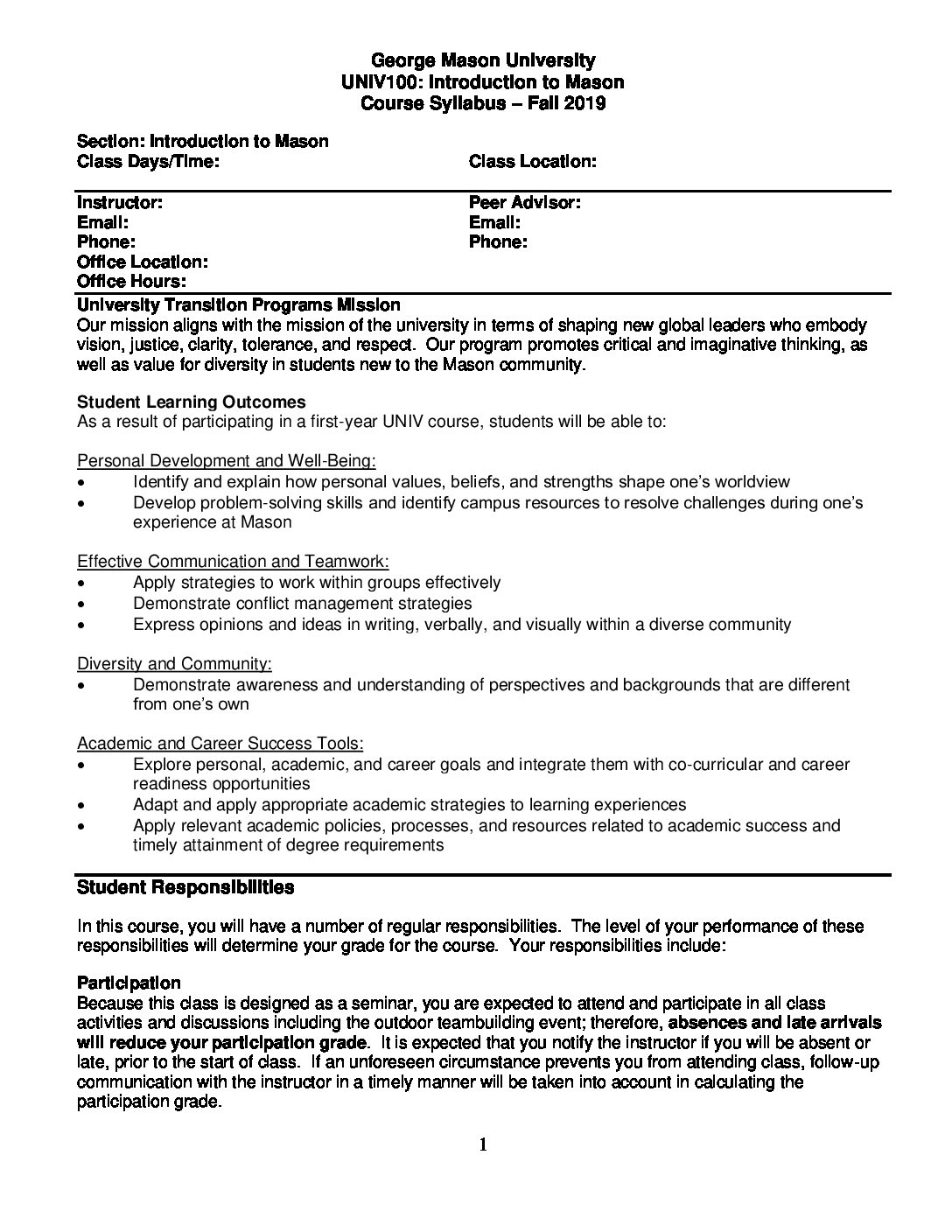 George Mason University logo